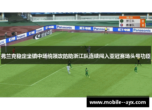 弗兰克稳定坐镇中场统领攻防助浙江队连续闯入亚冠赛场头号功臣 弗兰克稳定坐镇中场统领攻防助浙江队连续闯入亚冠赛场头号功臣